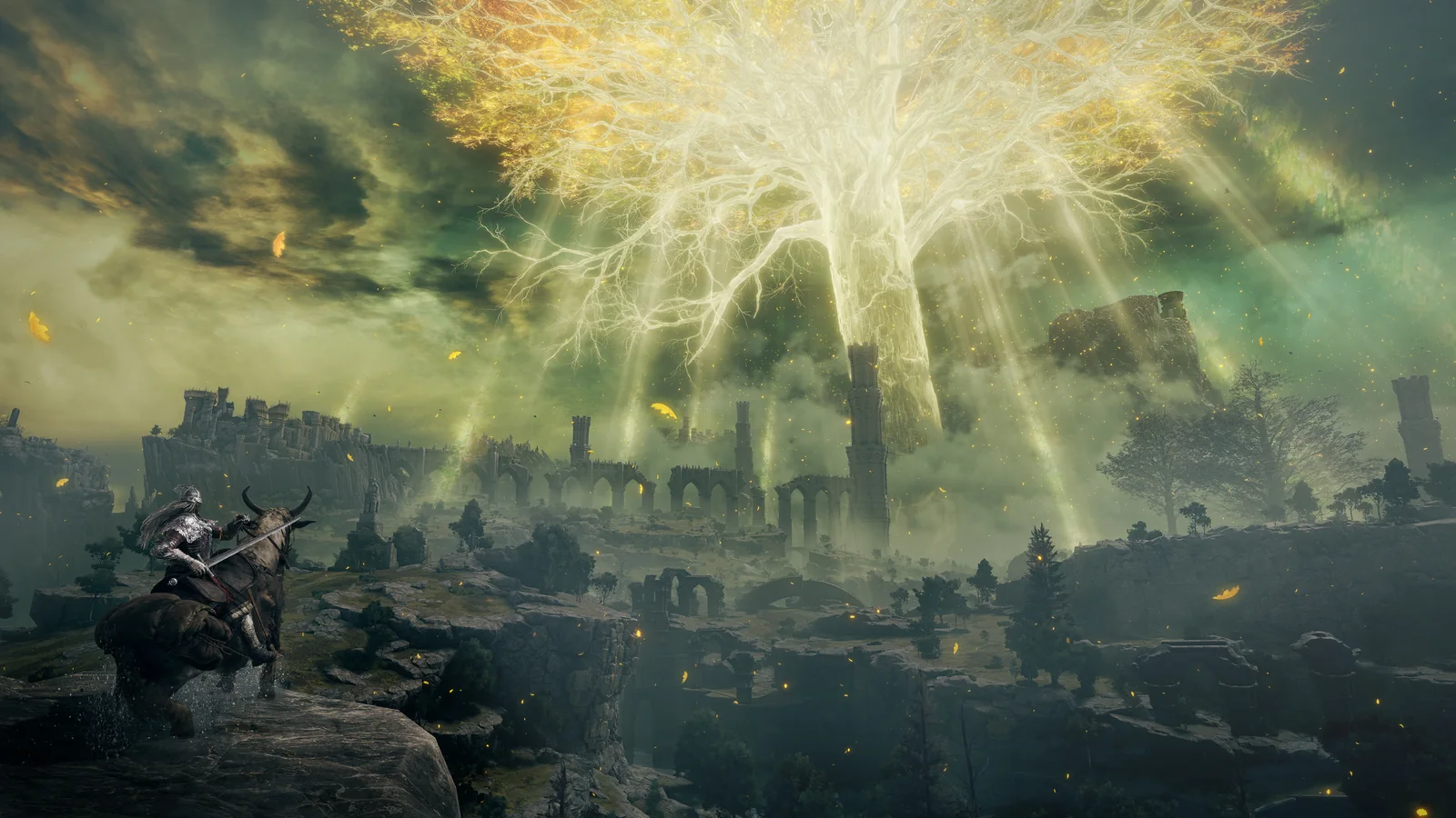 The Erdtree above the Lands Between, in-game screenshot